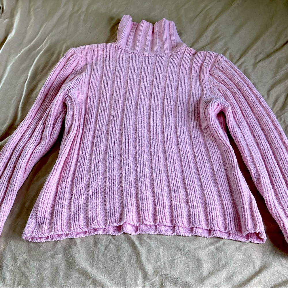 Vintage Basic Editions Light Pink Turtleneck
